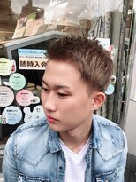 ニカ(NIKA)&nbsp;☆爽やか☆メンズハイトーンツーブロックショート