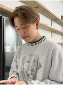 ハイトーン×センターパート