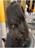 ベージュカラー 赤み消しカラー レイヤーカット
