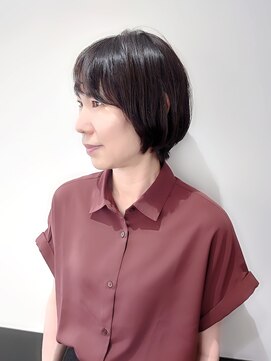 ラトリエコンタン(L´atelier Content) 30代・40代・50代にオススメ 矯正×ナチュラルショートボブ
