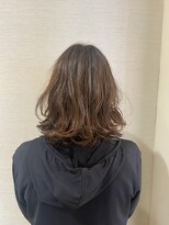 エムウィッシュ(M Wish)&nbsp;デジタルパーマでランダムな動きのミディアムボブ