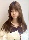 マッシュレイヤー/顔まわりカット/ロングレイヤー/サラ艶ロング