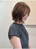 ボブレイヤー くびれヘア 大人レイヤーカット 顔周りレイヤー