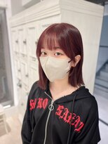 クレビア 名古屋(CreBiA)&nbsp;外ハネボブ/ボルドーカラー