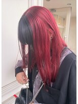 グラスペディア(graspedia)&nbsp;ブラック×レッド【広島派手髪】【広島ハイトーン】