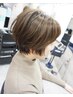 カット＋艶カラー＋ショートヘアパーマ＋高保湿トリートメント