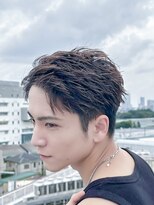 テクト バイアッシュ 吉祥寺店(Tect by Ash) フェザーショートアップバング刈り上げツーブロックピンパーマ