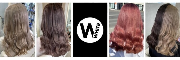ホワイト(WHITE)のサロンヘッダー