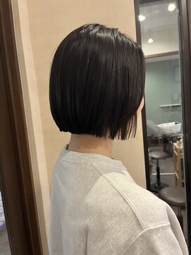 ココカラヘアー ニコ(cococara hair nico) ぷつっとボブ/切りっぱなしボブ/ストレート