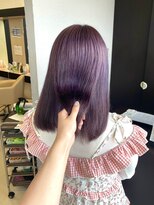 ヘアショップエヌアンドエー 久喜 栗橋店(hairshop N&A)&nbsp;デザインカラー パープル/バイオレット/髪質改善Tr