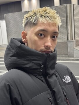 ヒロギンザ 大阪本店(HIRO GINZA) スキンフェード×ハイトーン