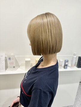 シー バイ ラヴィズム けやき通り1号店(Sea by LUVISM) 韓国風ボブ　ケアブリーチ　ダブルカラー