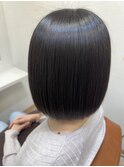 自然な丸みのあるボブ♪