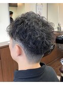 ショートマッシュ×ツイストパーマ