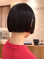 ★黒髪ボブ/縮毛矯正/髪質改善/ぱつっとボブ/ミニボブ/銀座20代