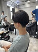 メンズ縮毛矯正×毛流れセンターパート　メンズショート