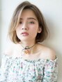 アフロート トウキョウ(AFLOAT TOKYO) 大人世代の白髪ぼかしカラー。ボブやショートの方がバランス◎