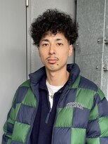 ブロック ジャポン(bloc japon)&nbsp;メンズ　アフロ　ハードパーマ　フェードスタイル