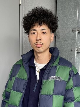 ブロック ジャポン(bloc japon) メンズ　アフロ　ハードパーマ　フェードスタイル