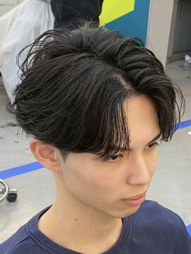 ダズルヘアラッシュ(DAZZLE hair RUSH) 名古屋毛流れセンターパートニュアンスパーマフェザーパーマ30代