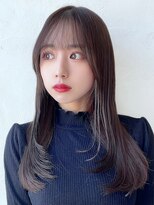 エインアンリー 明治神宮前(AIN.ANLY.) レイヤーカット透明感似合わせカットロングレイヤー前髪カット