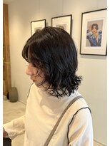 シアン 矢場町店(CYAN.)&nbsp;スタイリング苦手な方におすすめゆるめボブパーマ