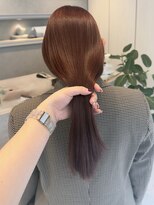 シエル バイ ケンジ 登戸 生田(CIEL by KENJE)&nbsp;ブリーチなしダブルカラーピンクブラウン冬トレンド20代