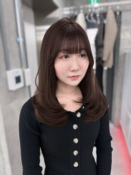 エヌアイ オモテサンドウ(ni omotesando) 大人気！ほんのりラベンダーブラウンカラー