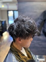 エクファフォーメン(EX-FA FOR MEN)&nbsp;サーフカール/スパイキーショート/ブルーブラック/瀬田