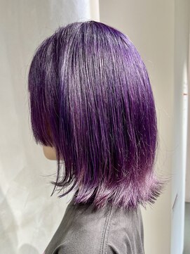 ステラ(STELLA) 外ハネボブ×ラベンダーカラー