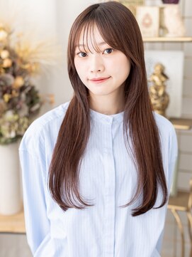 カバーヘア ブリス 大宮西口(COVER HAIR bliss) 透明感スモーキーブラウン小顔シャギーカットh4大宮20代30代40代