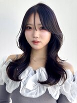 バイオレットジェム(Violet`jem)&nbsp;ダークグレージュ暗髪レイヤーカット小顔ヘアMI-81