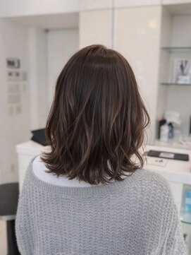 エアー 銀座タワー(AIR) ボブミディアムレイヤーボブミディアムレイヤー透明感カラー