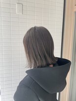 ヘアサロン アティリー(Hair Salon Attirer) 西梅田/ボブ/グレーベージュ/白髪ぼかし