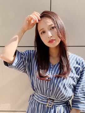 コージーエクラート 仙台店(Cozy.ECLART) 似合わせカット_前髪_顔周り×透明感カラー[仙台]