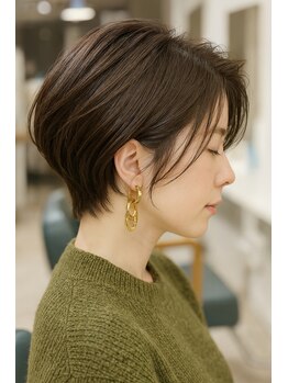 ヘアーサロンタナベの写真/ミリ単位でこだわるカットで理想の髪へ!熟練の技術で扱いやすいスタイルを提案