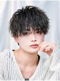 リバースセンターパート/ニュアンスウルフ/ダウンバング/○○○