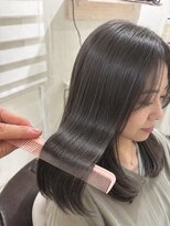 ナジュ 金山(NUJAR)&nbsp;カット+髪質改善ストレート+アメイジアカラー