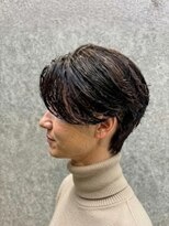 アッシュ 八王子みなみ野店(Ash)&nbsp;センターパート×フェザーパーマ　八王子みなみ野
