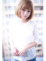 大人　かわいい　ハイトーン　小顔　ボブ【Cloud zero】