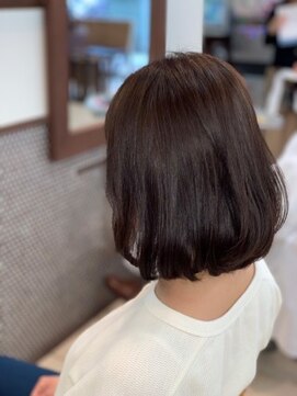 クアトロ グランシュ 川崎店(QUATRO × GranCieux) 【QUATRO川崎】大人ブラウン ボブ 平山和也