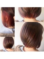 ディーリンク 南橋本店(HAIR MAKE DLINK) ピンクブラウン×ピンクインナー