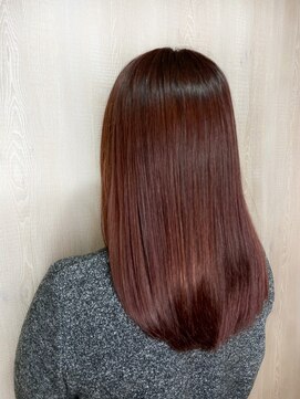 オアシス ガーデン 蒲田店(Oasis GaRDEN) ストレート×ワインレッドブラウン＊