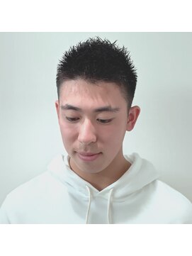 パール(PEAR+L) メンズカット×サイドグラデーション×オシャレボウズ