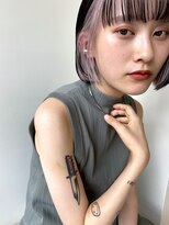 クオン 今泉(quon)&nbsp;【quon】インナーラベンダー×ツヤボブ　-天神 今泉 薬院-