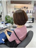 ショートボブ×コスメパーマ