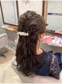 ekolu style 373/パーティーセット/ロブ編み込み/大人上品