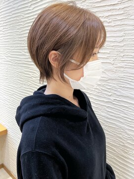 モリオ フロム ロンドン サッポロファクトリー店(morio FROM LONDON) 【morio】札幌ショート　大人かわいい透け感ショート