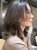 ラキングキョウト(LA KING KYOTO)&nbsp;10代20代30代40代オリーブベージュ/大人色気グレーレイヤーボブ