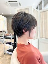 モールヘア 西中島店(MOOL hair) 大人ショートヘアイルミナカラー/グレーベージュ/カーキ